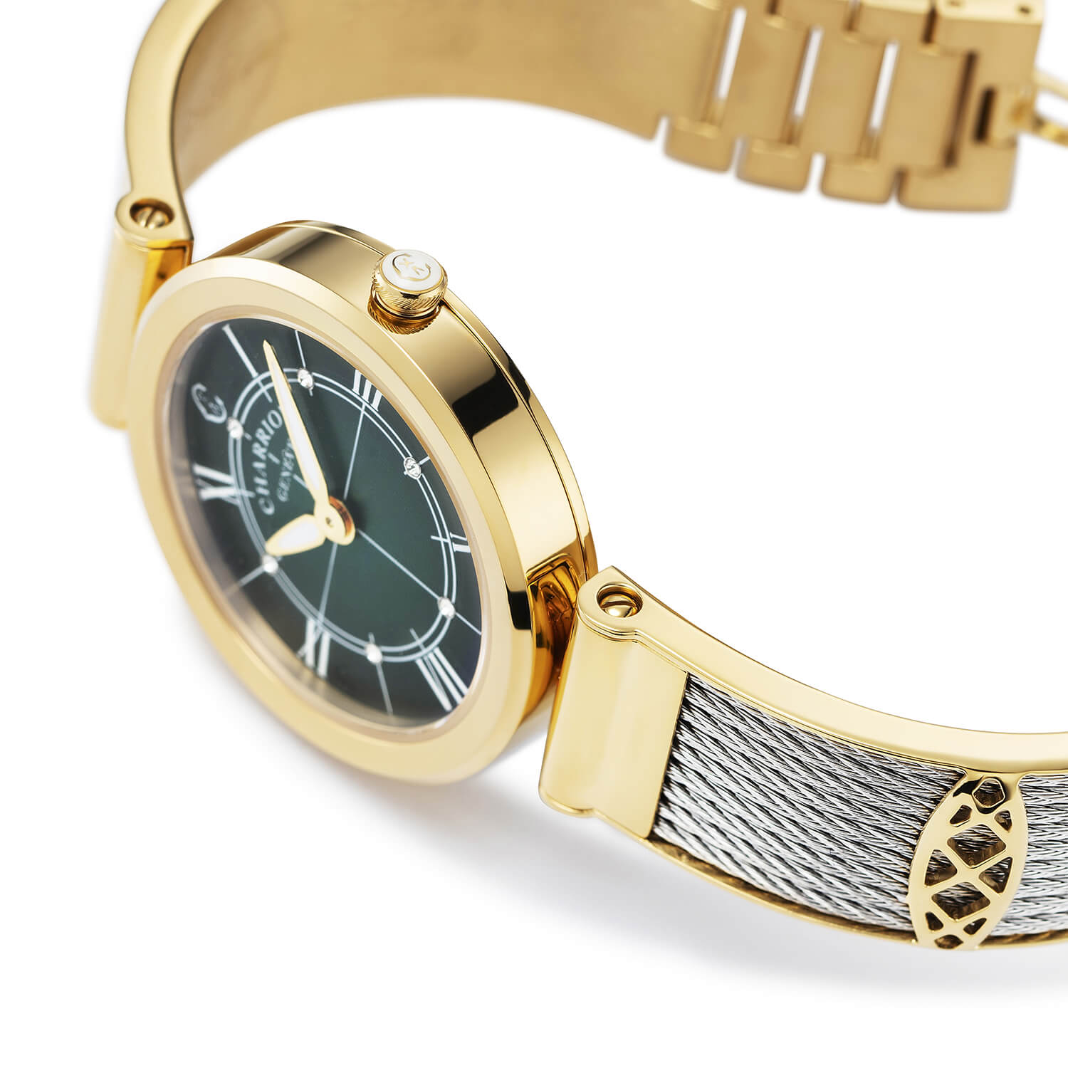 Forever Watch Green and Yellow Gold - Charriol Geneve -  Watch