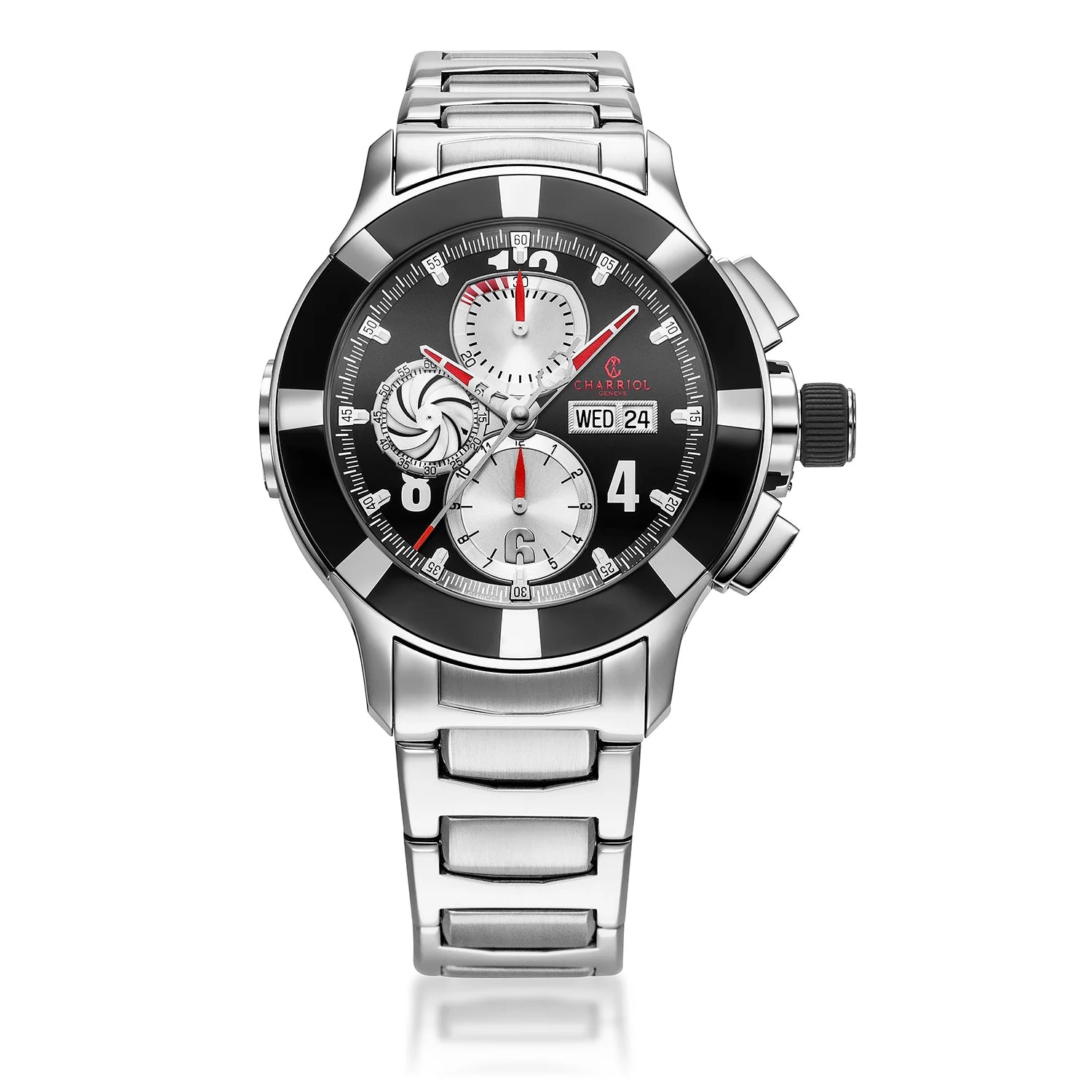 Gran Celtica Watch White and Steel - Charriol Geneve -  Watch