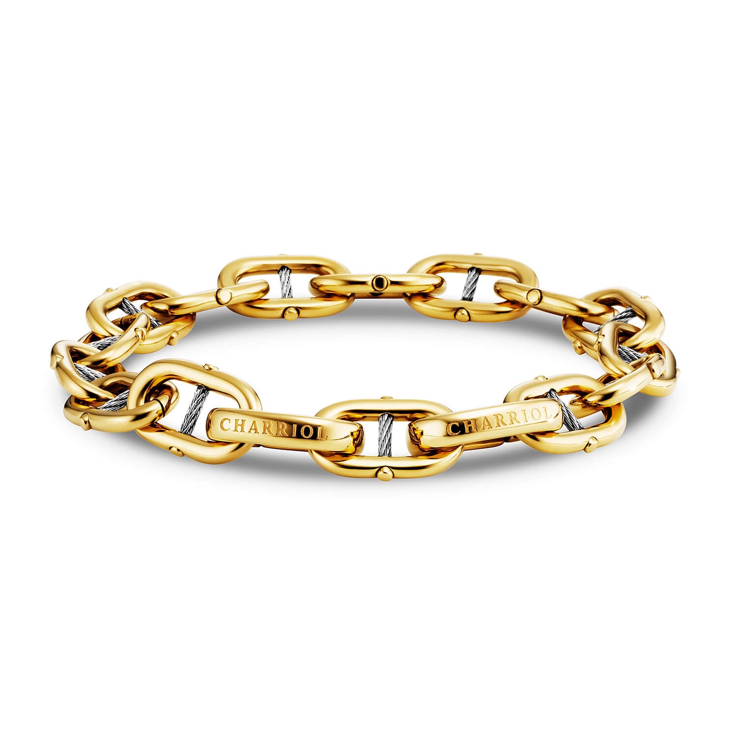 Steel_Yellow Gold Link